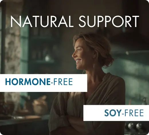 young woman and natural support