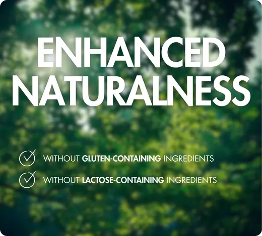 Enhanced naturalness of our formulas 