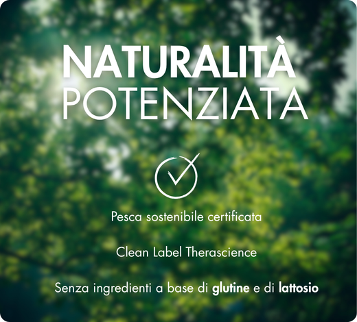 naturalità rafforzata Omega e olio