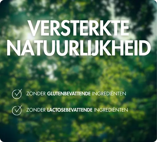 Versterkte natuurlijkheid van onze formules 