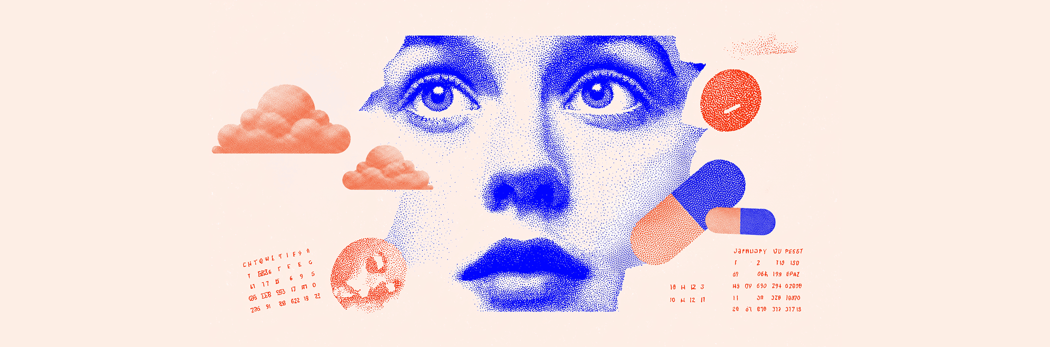 Femme en période de ménopause confrontée aux variations hormonales