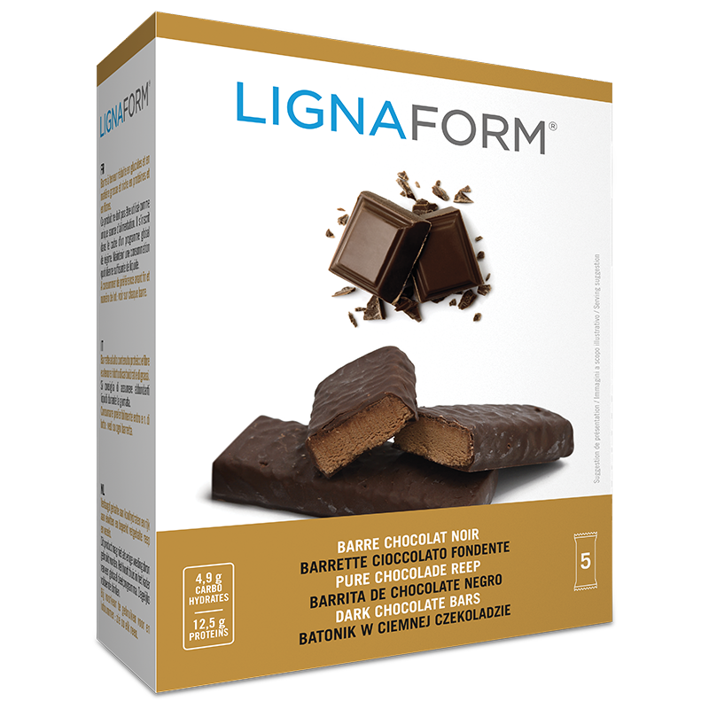 Barritas de chocolate negro