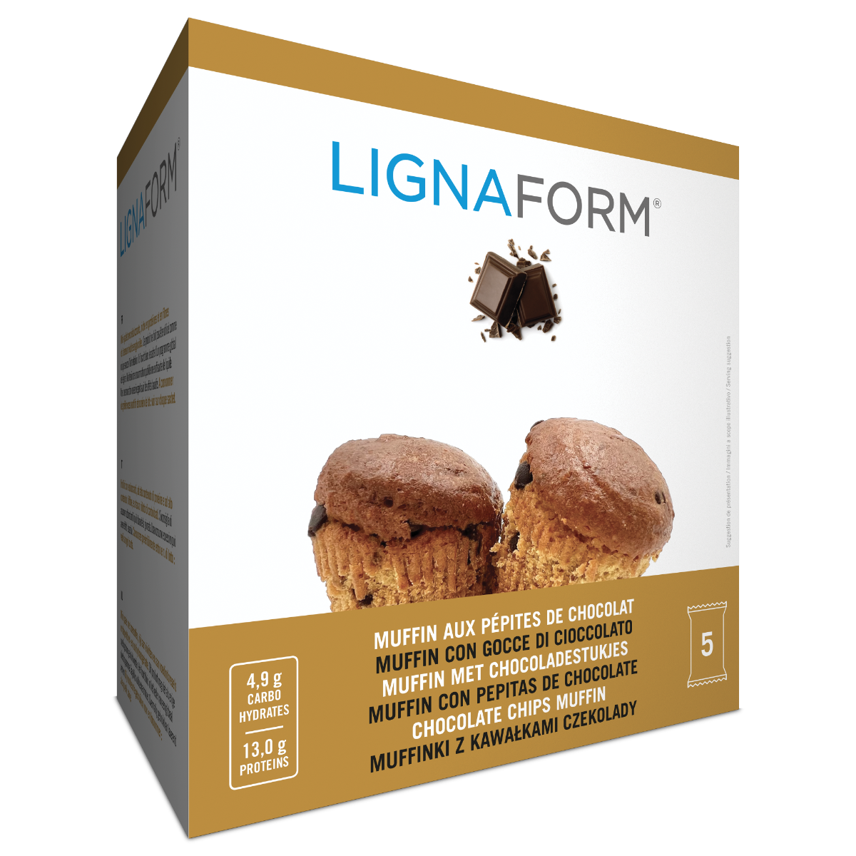 Muffin aux pépites de chocolat (Chocolate chip muffin)