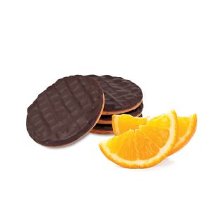 Biscuit orange nappé chocolat (Anti-Gaspi)