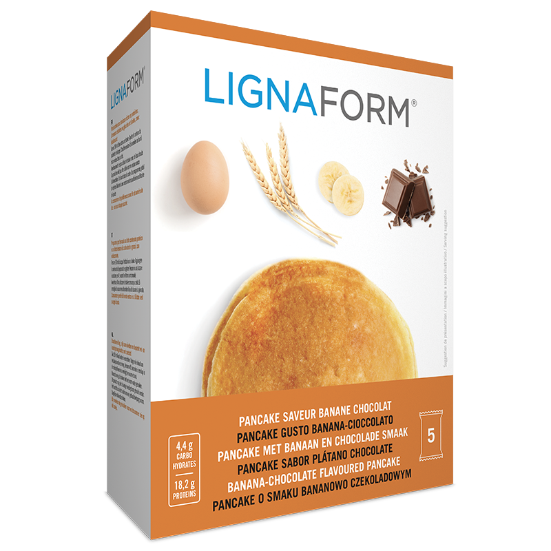 Pancake saveur banane-chocolat