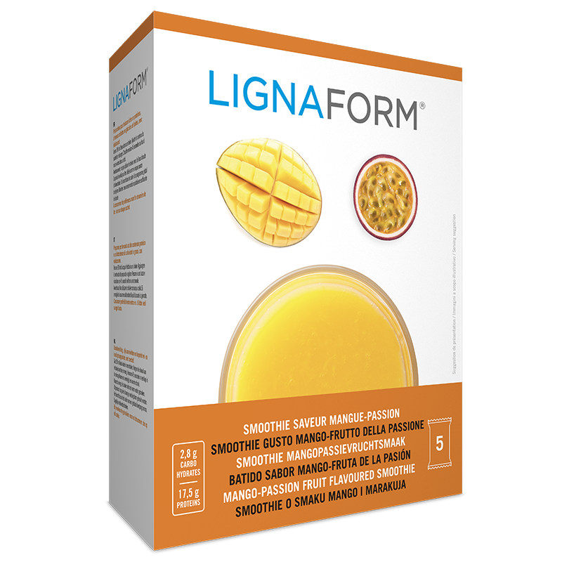 Smoothie saveur mangue-passion