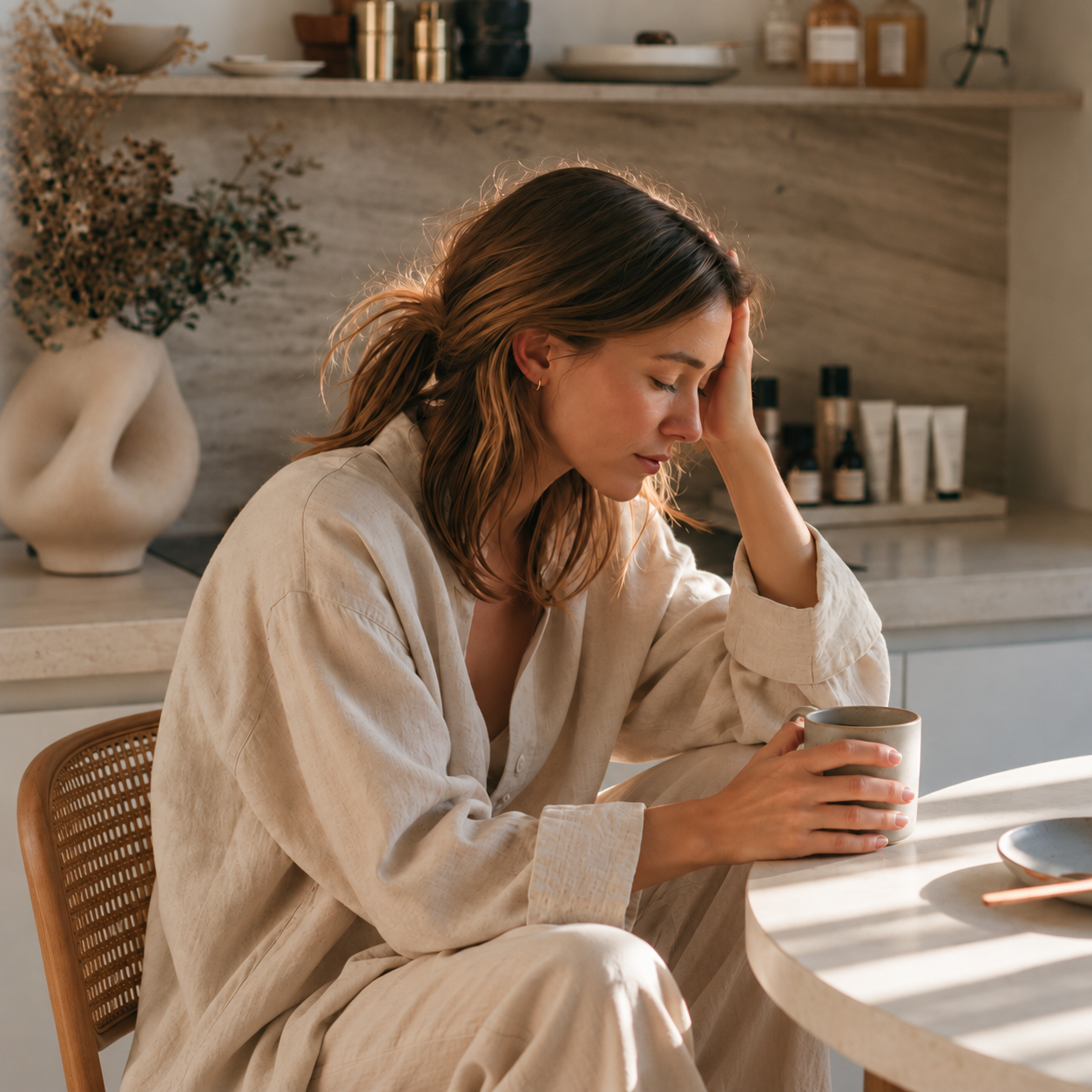 Femme fatiguée par un quotidien dense