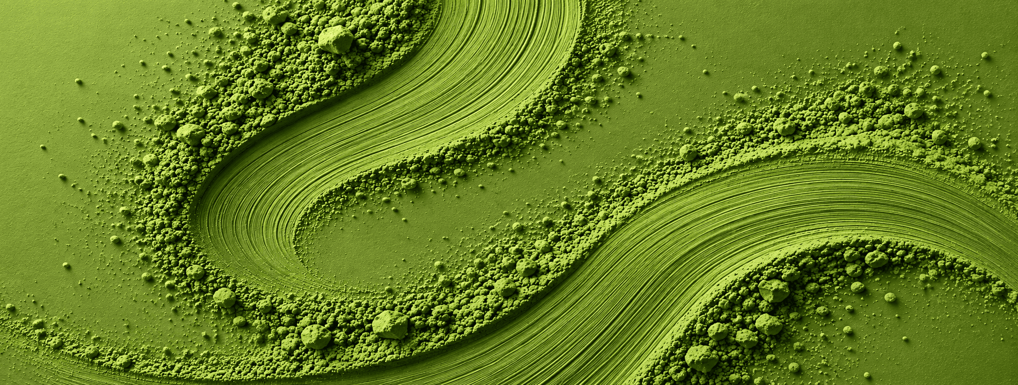 Comparaison de la couleur d'un matcha de qualité vert vif et d'un matcha oxydé à la teinte terne
