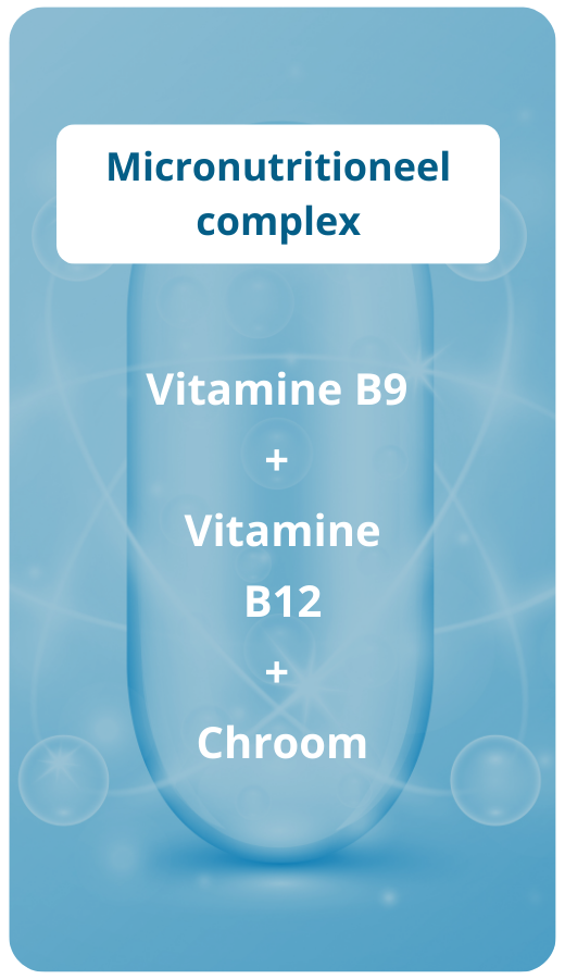 complexe micronutritionnel vitamines B9, B12 et chrome