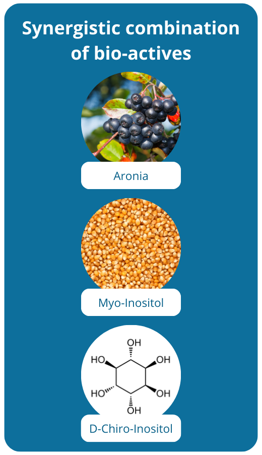 association synergique myo inositol d-chiro inositol