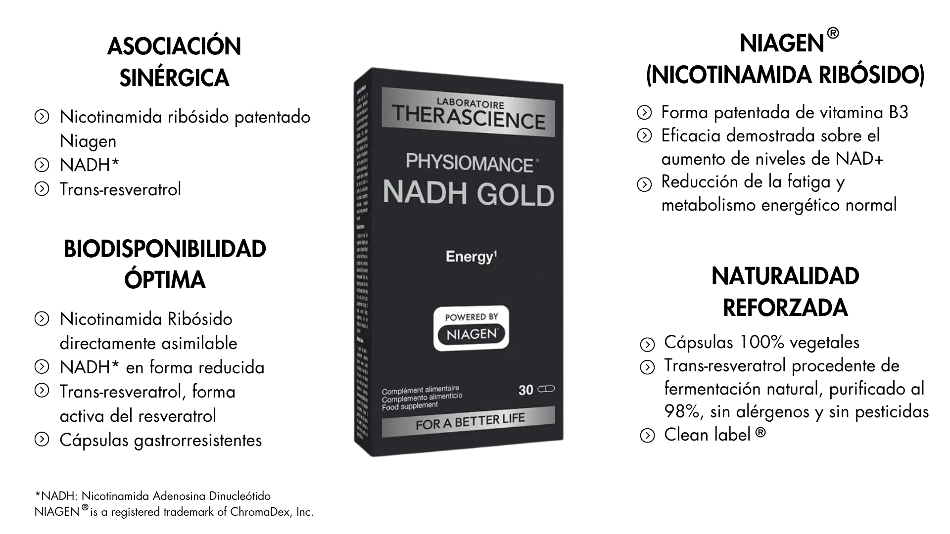 Bénéfices de NADH Gold sur le métabolisme énergétique