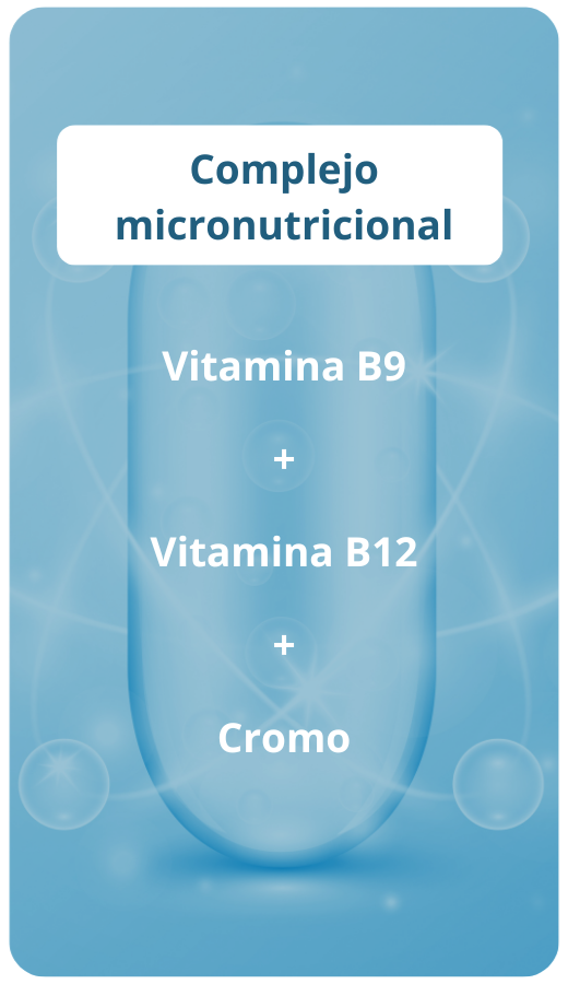 complexe micronutritionnel vitamines B9, B12 et chrome